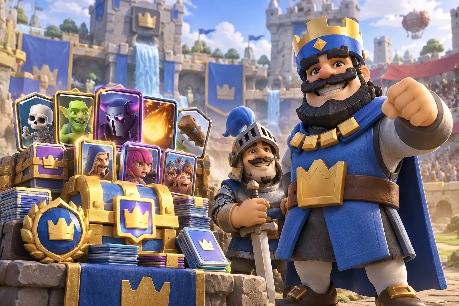 Clash Royale Account · 14000 Trophies · King Tower 16 · 123 Cards — screenshot 1