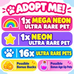 Adopt Me Account · 0-49 Potions · 0-10k Bucks — screenshot 1