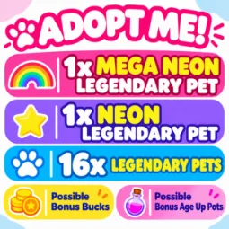 Adopt Me Account · 0-49 Potions · 0-10k Bucks — screenshot 1