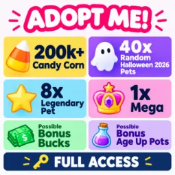 Adopt Me Account · 0-49 Potions · 0-10k Bucks — screenshot 1