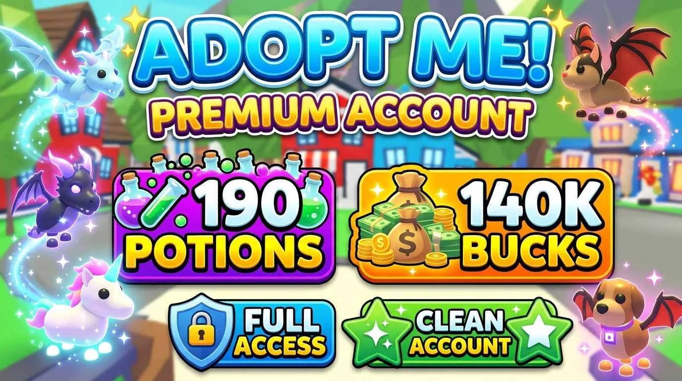 Adopt Me Account · 150-199 Potions · 100k-199k Bucks — screenshot 1