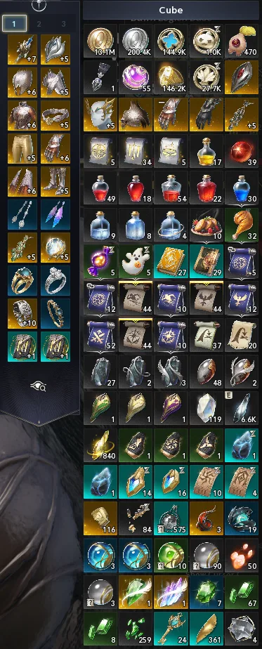 Aion 2 Account · Level 45 · Gear Score 1800 · Combat Power 77k — screenshot 1