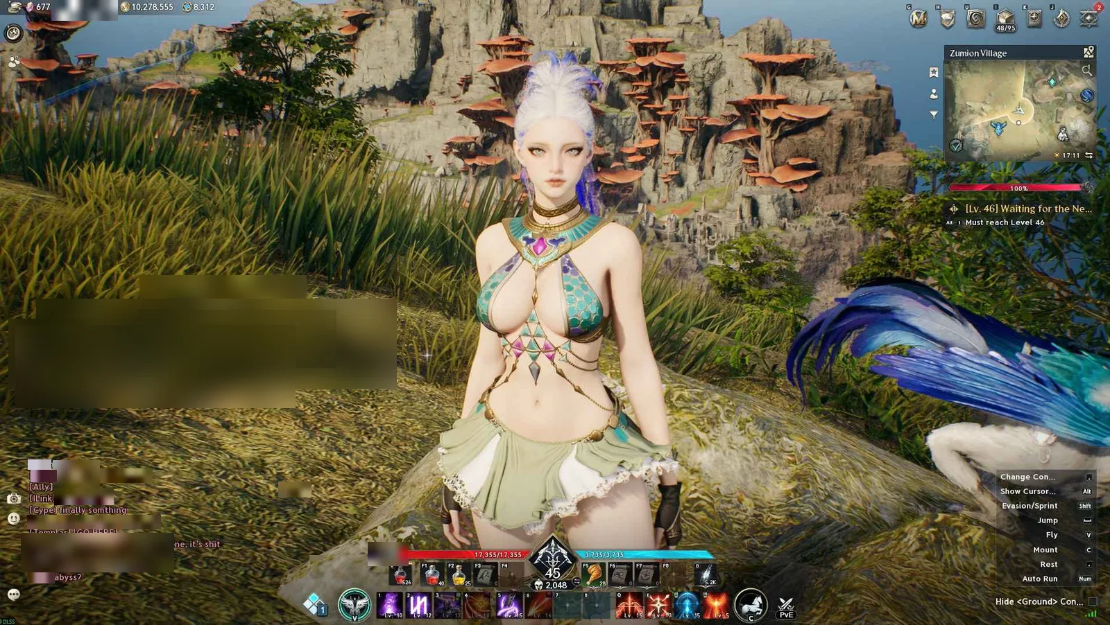 Aion 2 Account · Gear Score 2048 · Combat Power 87k · Level 45 — screenshot 1