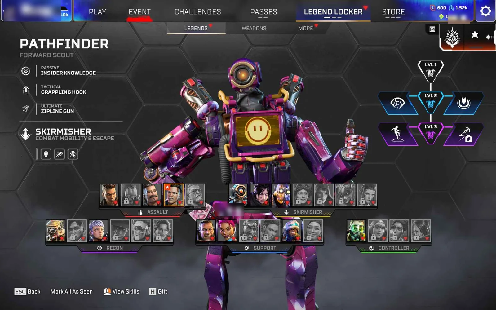 Apex Legends Account · EA / PS / Xbox · Level 103 — screenshot 1