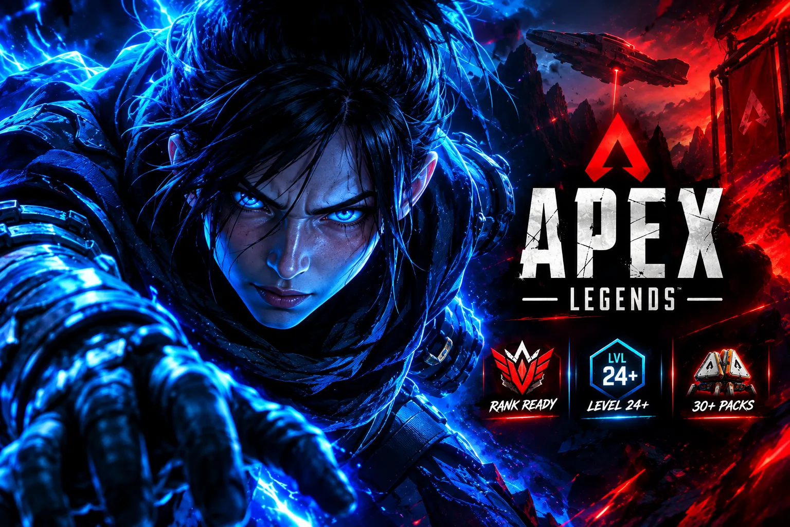 Apex Legends Account · All linkable · Level 24 — screenshot 1