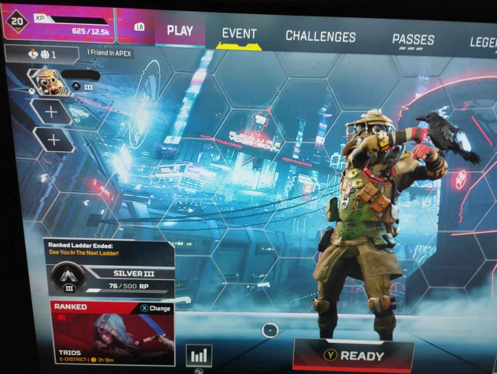 Apex Legends Account · EA / PSN / Steam / Xbox · Level 20 · 1 Weapon Skins — screenshot 1