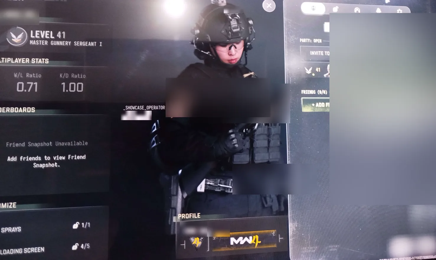 Call of Duty Account · 200 Camos · Level 40 · 3 Weapons — screenshot 1