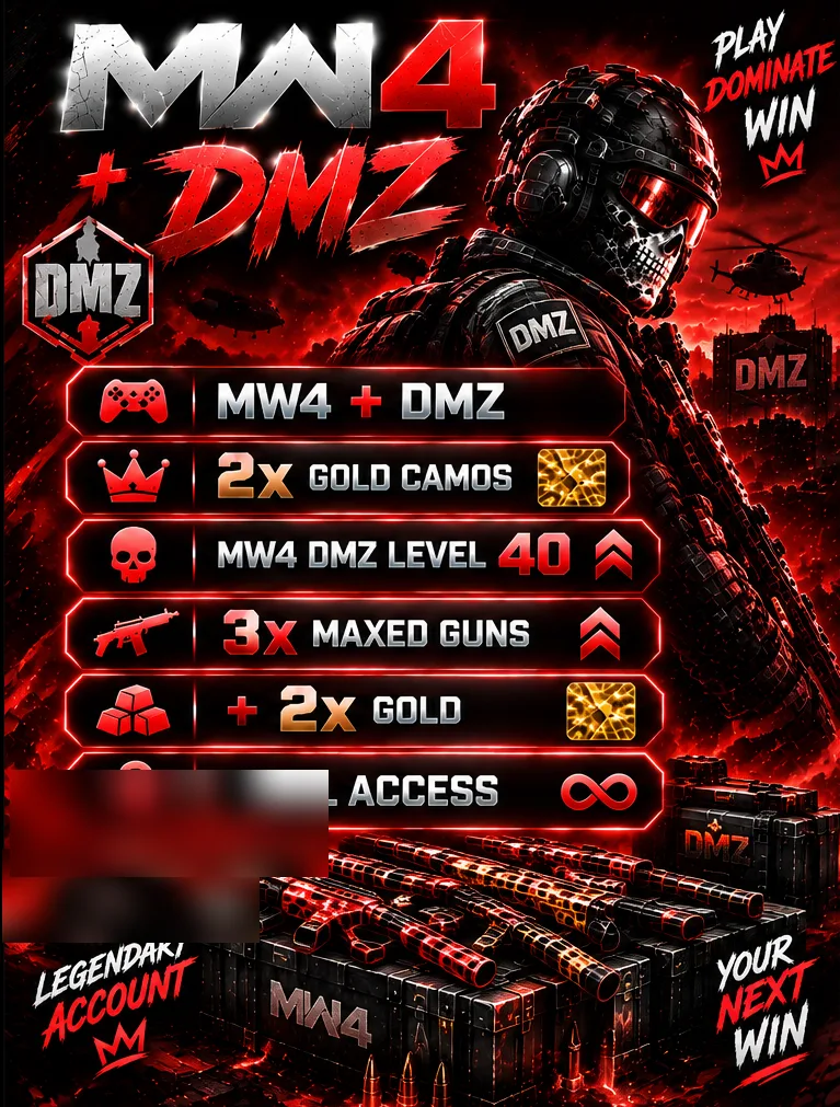 Call of Duty Account · 240 Camos · Level 40 · 2 Weapons — screenshot 1