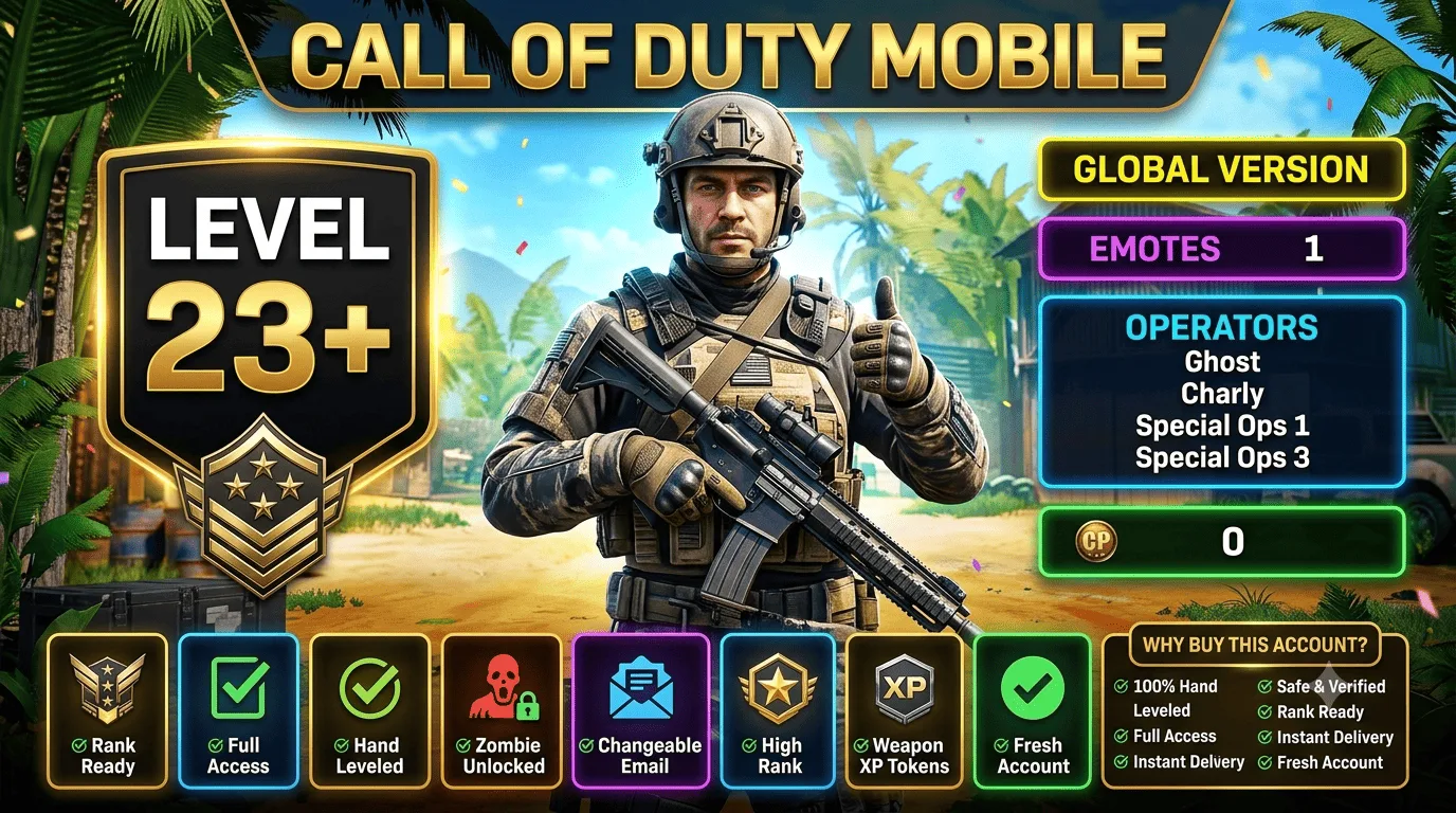 Call of Duty Mobile Account · Level 1-50 — screenshot 1