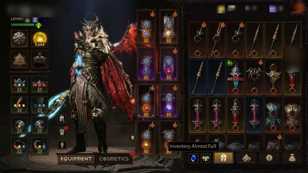 Diablo Immortal Account · Combat Rating 53.7K — screenshot 1