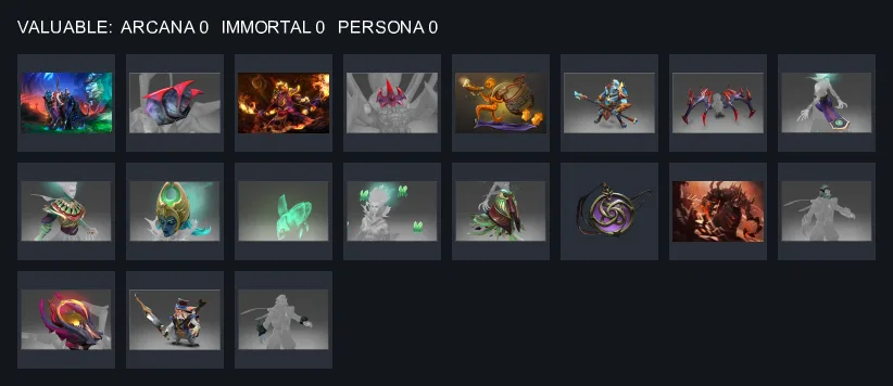 Dota 2 Account · Archon · MMR 2310-3079 · 372 Matches — screenshot 1