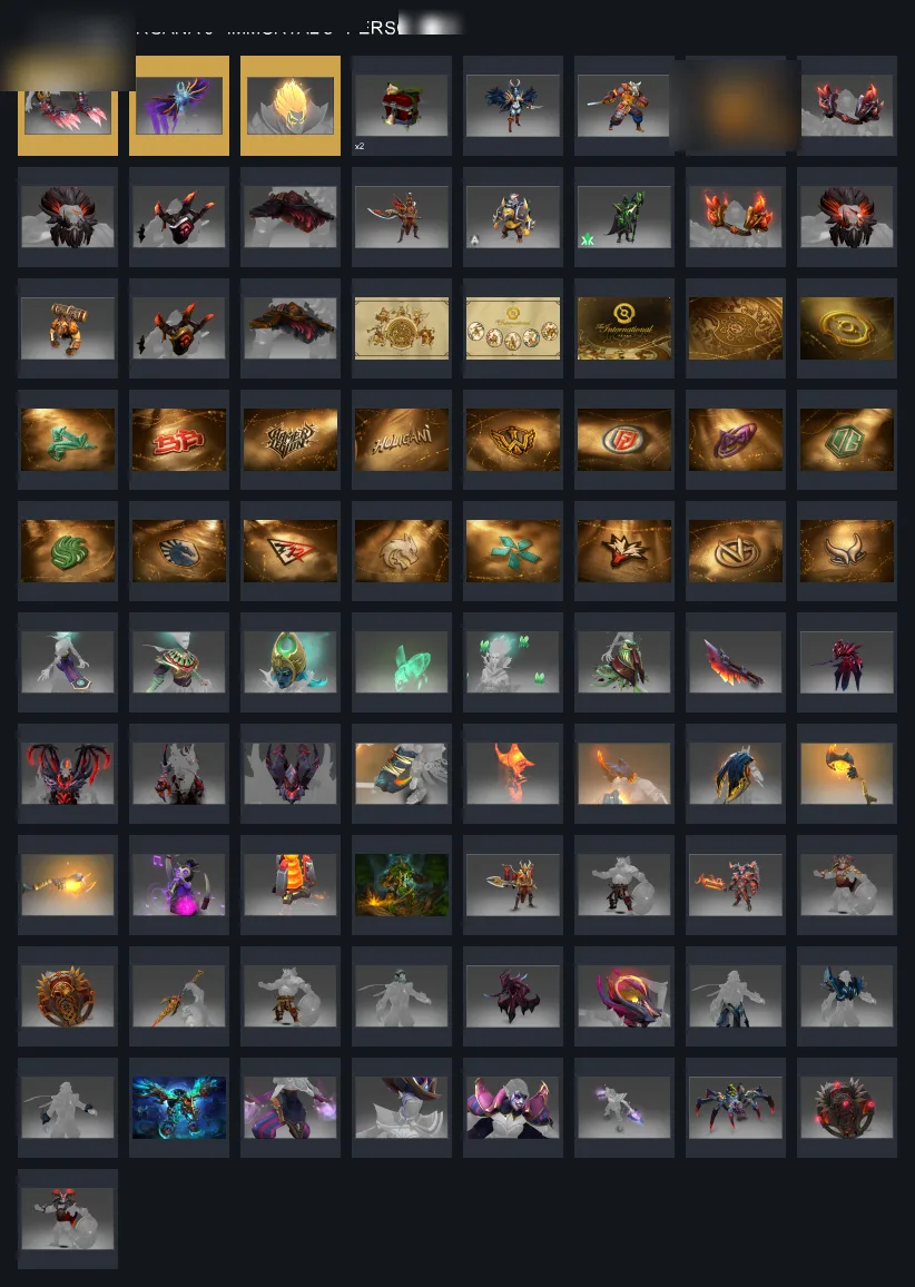 Dota 2 Account · Archon · MMR 2310-3079 — screenshot 1