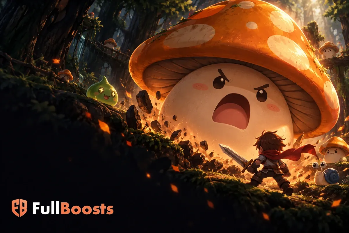 MapleStory Classic Mushmom Guide: Location, Respawn, Ilbi, Drops