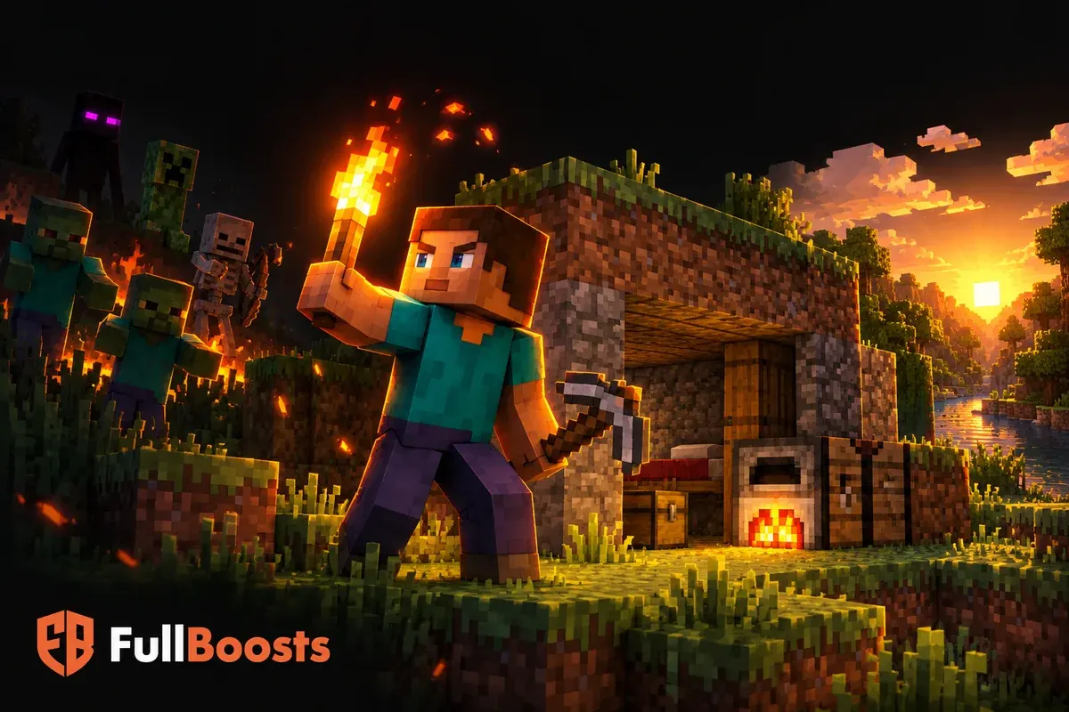 Minecraft Survival Guide illustration