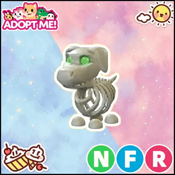 NFR Halloween White Skeleton Dog 24/7 Online — image 1