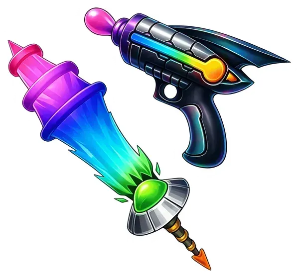 Chroma Alienbeam Knife + Chroma Raygun — image 1