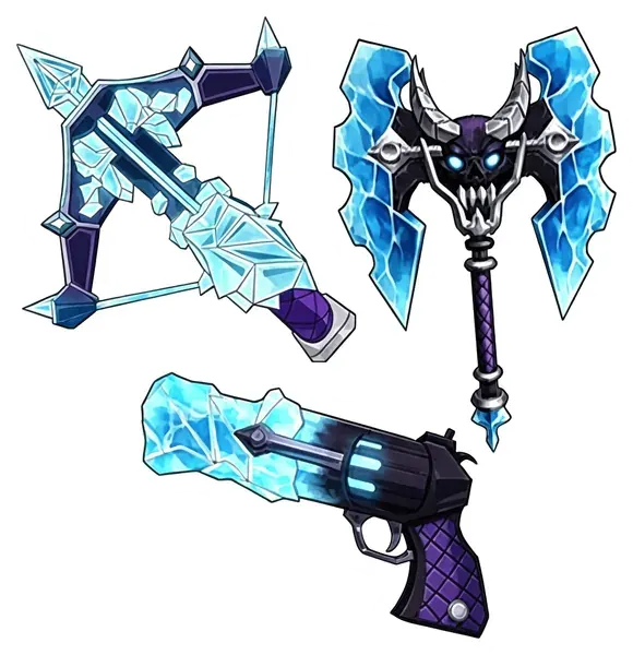 Icebreaker Knife + Icepiercer Gun + Iceblaster Gun — image 1