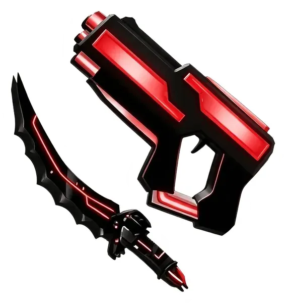 Slasher Knife + Laser Gun — image 1