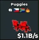 BS12332 Los Puggies Cheappest Clean Trait Cursed 1.1B/s — image 1
