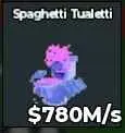 BS14124 Spaghetti Tualetti Crystal 780M/s — image 1