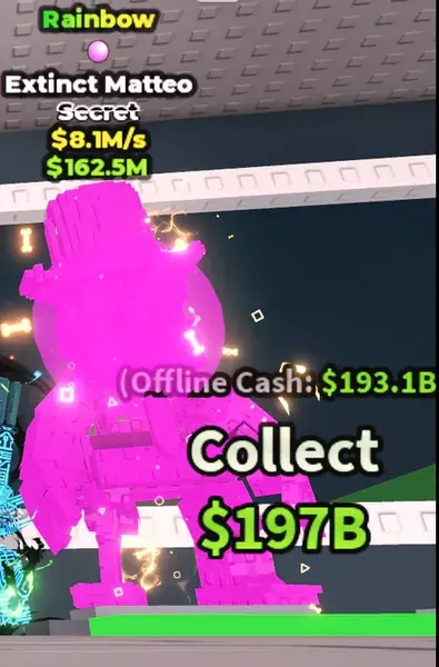 Rainbow Extinct Matteo 8.1M/s Secret Bubblegum 10M — image 1