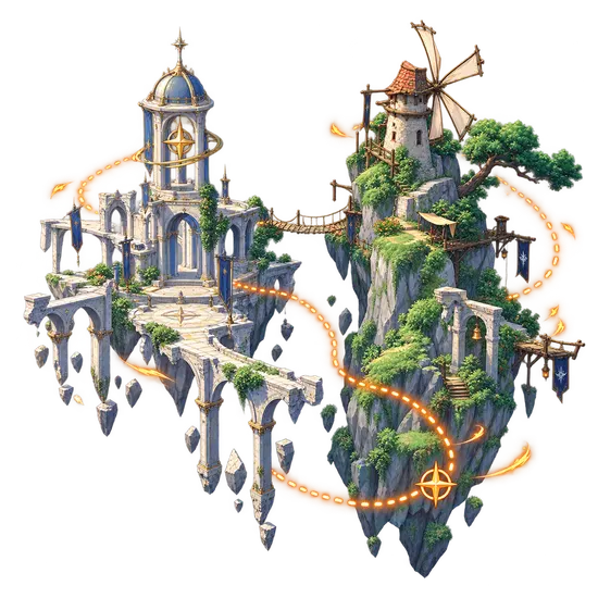 Windrest Peak 100% + Temple of Space 100% Exploration Bundle