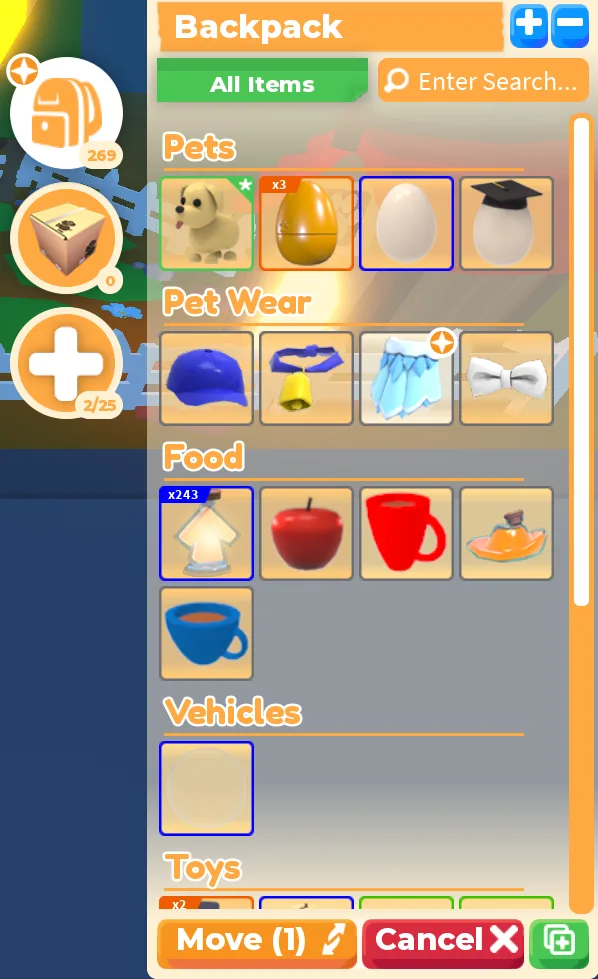 Adopt Me account preview