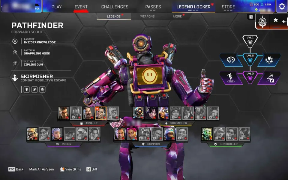 Apex Legends account preview