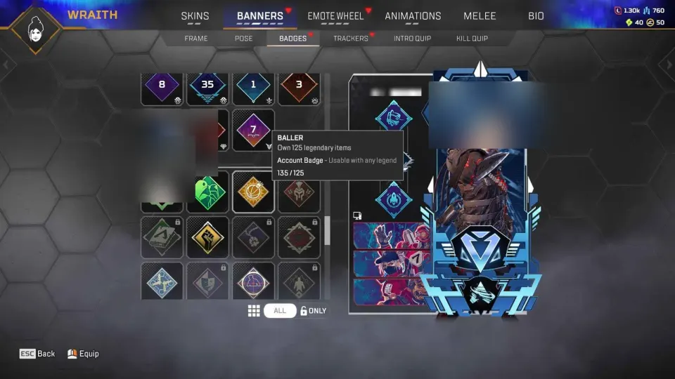 Apex Legends account preview