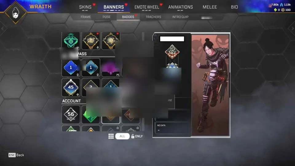 Apex Legends account preview
