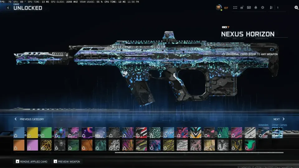 Call of Duty account preview