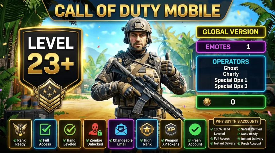 Call of Duty Mobile account preview