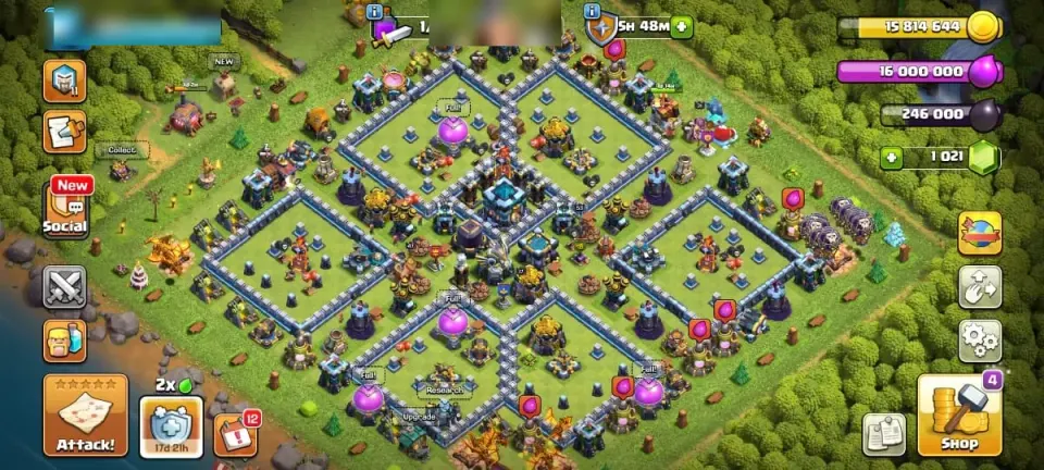 Clash of Clans account preview