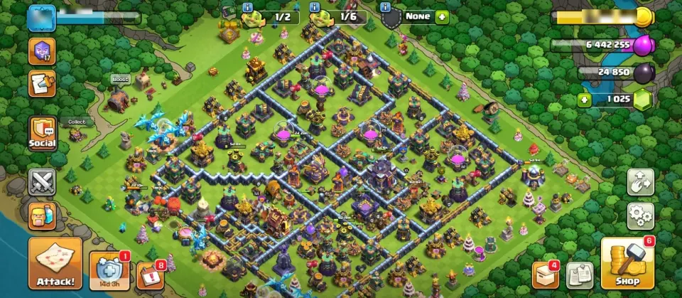 Clash of Clans account preview