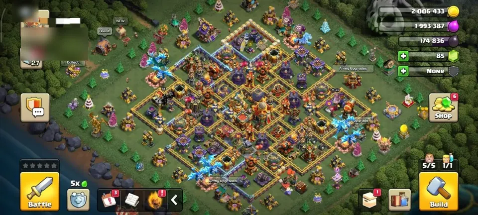 Clash of Clans account preview
