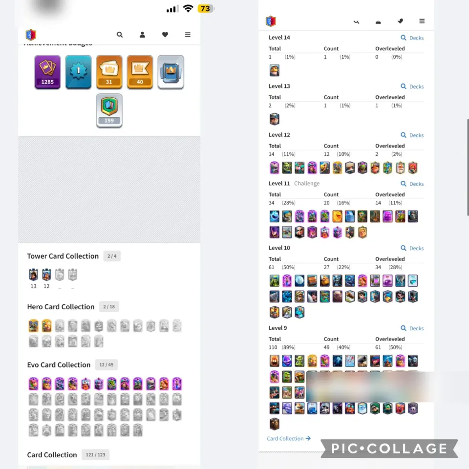 Clash Royale account preview