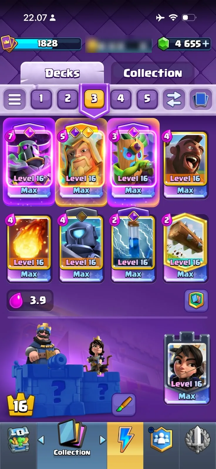 Clash Royale account preview