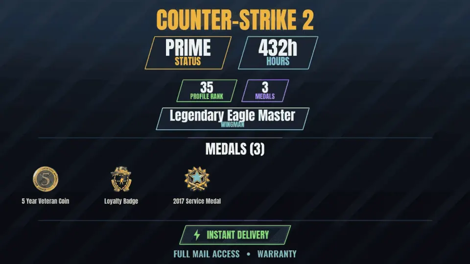 Counter Strike 2 account preview