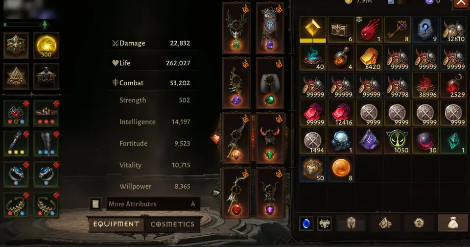 Diablo Immortal account preview