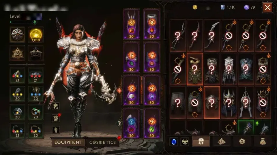 Diablo Immortal account preview