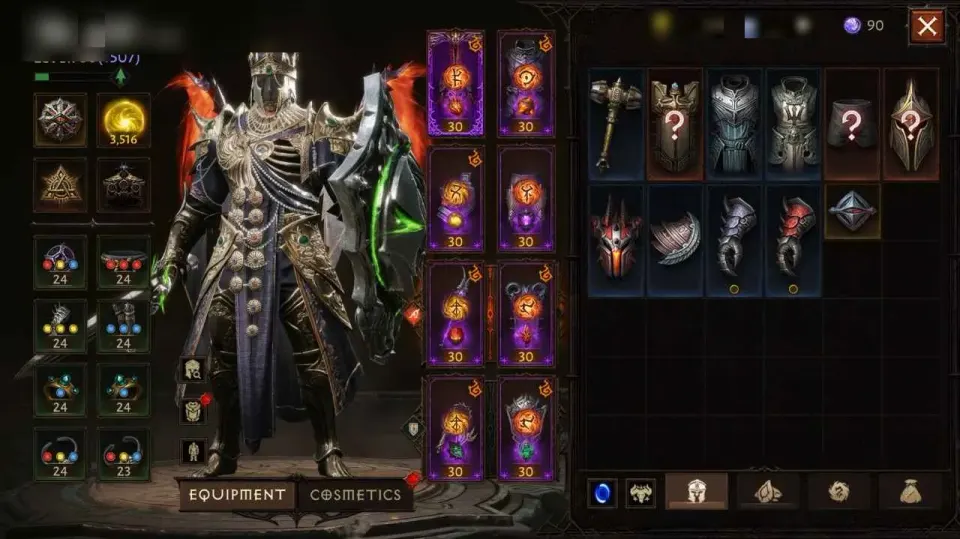 Diablo Immortal account preview