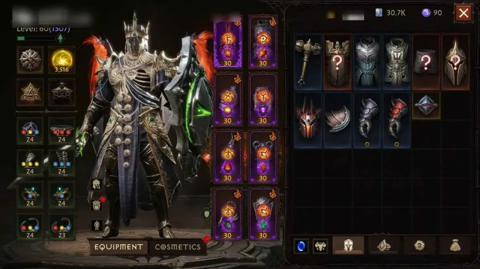 Diablo Immortal account preview
