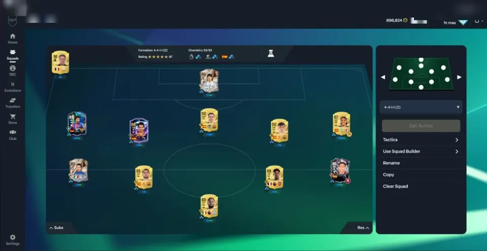 FC 27 account preview