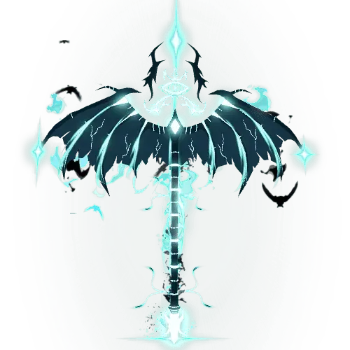 Cyanic Demonride Trident Rod