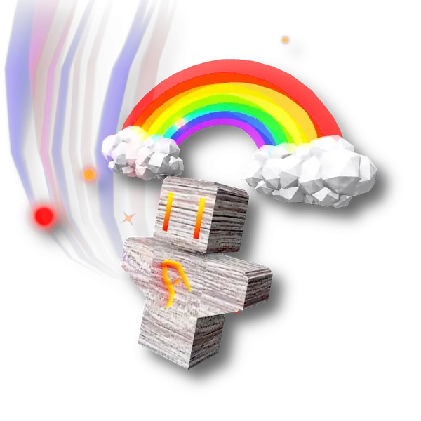 Pop Rainbow Totem