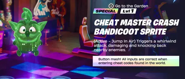 Cheat Master Crash Bandicoot Sprite