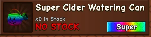 Super Cider watering can