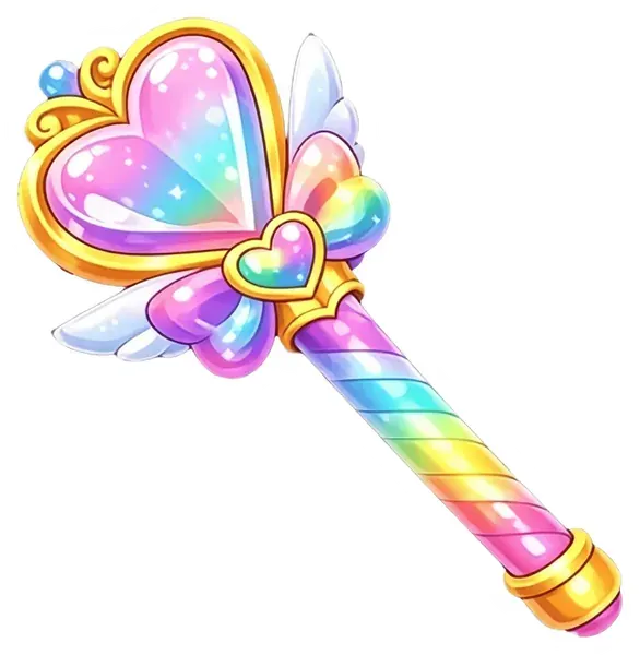 Chroma Heart Wand Knife