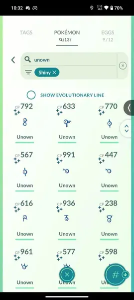 Shiny Unknown