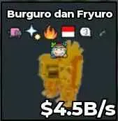 BS11330 Burguro and Fryuro Gold 4.5B/s CHEAPST PRICE